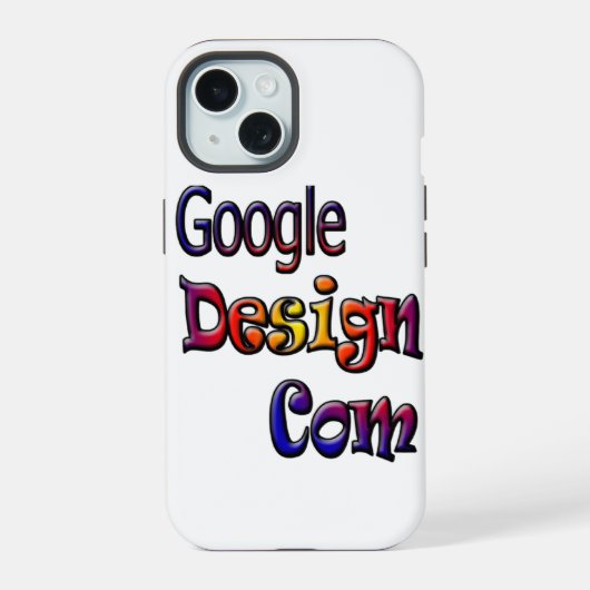 Googleデザイン iPhone 15ケース (裏面)