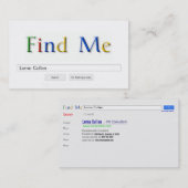 Googleビジネスカード 名刺 (正面/裏面)