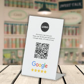 GoogleビジネスレビューQRコード 台座サイン