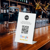 GoogleビジネスレビューQRコード 台座サイン