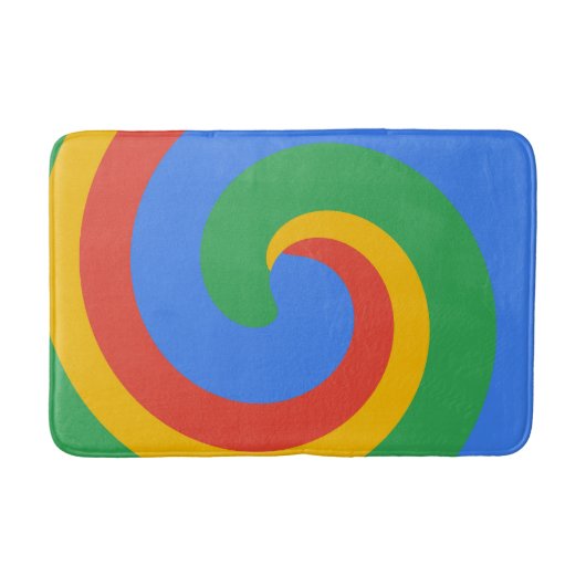 Googleブランドアート バスマット (正面)