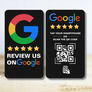 GoogleレビューのタップQRコードGoogle評価 名刺