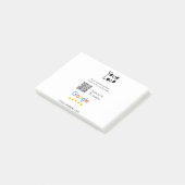 GoogleレビューのビジネスのロゴウェブサイトスキャンQRコード ポストイット (アングル)