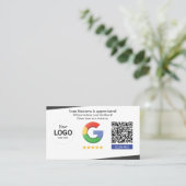 Googleレビューカード 名刺 (スタンド正面)