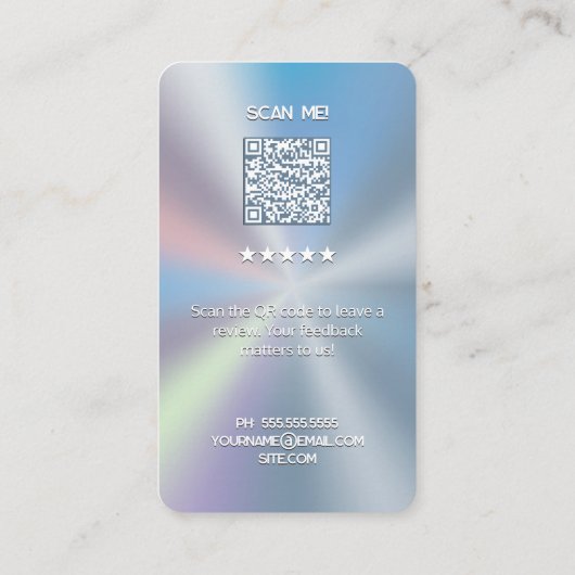 Googleレビューカード 名刺 (裏面)