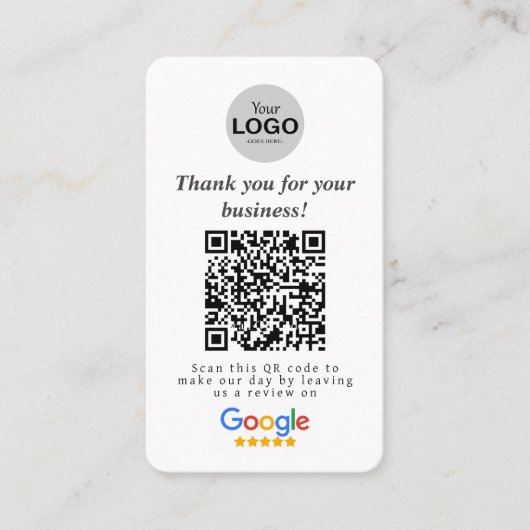 Googleレビューカード 名刺 (正面)