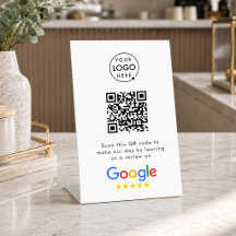 Googleレビューテーブルサイン | QRコードペデスタル