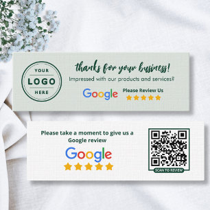 Googleレビュービジネスカード エメラルドグリーン コーリングカード