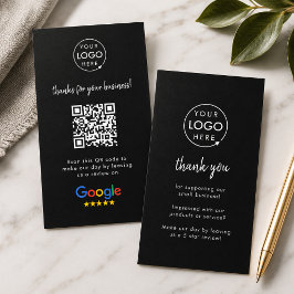 Googleレビュービジネスカード | QRコードレビューへのリンク 名刺