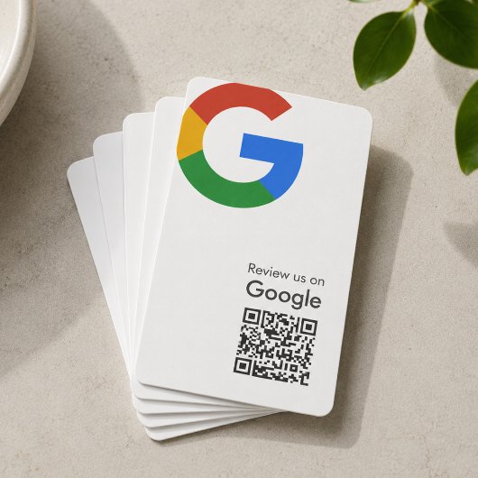 Googleレビュービジネスカード | QRコードレビューへのリンク 名刺