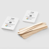 GoogleレビュービジネスロゴQRレビューのスキャン ハンドファン (組立なし)