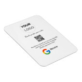 GoogleレビュービジネスロゴQRレビューのスキャン マグネット (右側)