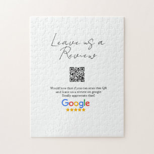GoogleレビュービジネスロゴScan QRレビュー ジグソーパズル