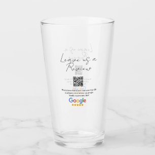 GoogleレビュービジネスロゴScan QRレビュー タンブラーグラス