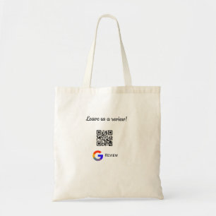 GoogleレビュービジネスロゴScan QRレビュー トートバッグ