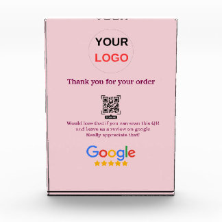 GoogleレビュービジネスロゴScan QRレビュー フォトブロック
