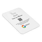 GoogleレビュービジネスロゴScan QRレビュー マグネット (右側)