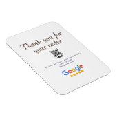 GoogleレビュービジネスロゴScan QRレビュー マグネット (右側)