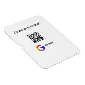 GoogleレビュービジネスロゴScan QRレビュー マグネット (右側)