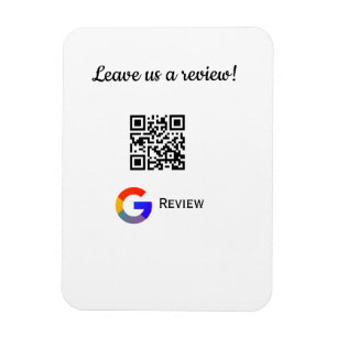 GoogleレビュービジネスロゴScan QRレビュー マグネット