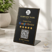 Googleレビューペデスタルスタンド カスタムQRサイン 台座サイン
