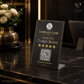 Googleレビューペデスタルスタンド カスタムQRサイン 台座サイン