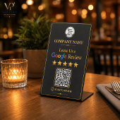 Googleレビューペデスタルスタンド カスタムQRサイン 台座サイン
