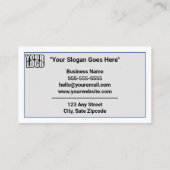 Googleレビューモダン名刺テンプレート 名刺 (裏面)