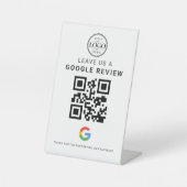 Googleレビューロゴ卓上ディスプレイ 台座サイン (正面)