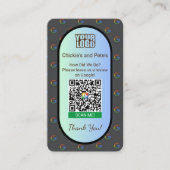 Googleレビュー中小企業の名刺 名刺 (正面)