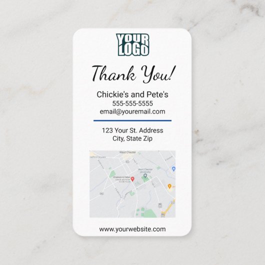 Googleレビュー中小企業の名刺 名刺 (裏面)