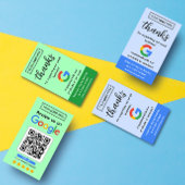 Googleレビュー依頼カード ロゴとQRコード入り 名刺