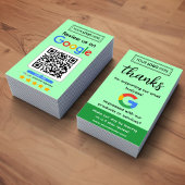 Googleレビュー依頼カード ロゴとQRコード入り 名刺