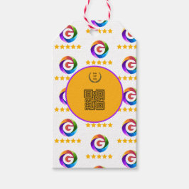 Googleレビュー卓上サイン|QRコードペデスタル ギフトタグ