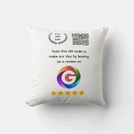 Googleレビュー卓上サイン|QRコードペデスタル クッション