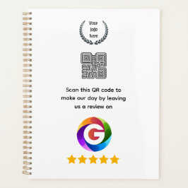 Googleレビュー卓上サイン|QRコードペデスタル プランナー手帳