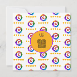 Googleレビュー卓上サイン|QRコードペデスタル 招待状