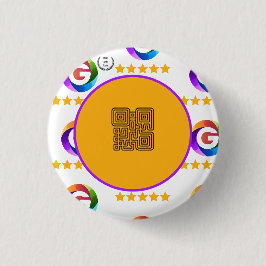 Googleレビュー卓上サイン|QRコードペデスタル 缶バッジ