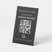 Googleレビュー卓上ディスプレイ 台座サイン (正面)