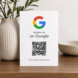 Googleレビュー同梱カード｜QRコード挿入 エンクロージャーカード