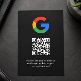 Googleレビュー同梱カード｜QRコード挿入 エンクロージャーカード