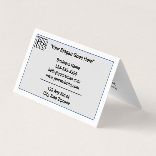 Googleレビュー折り畳みカードQRテンプレート(クーポン付き) 名刺 (裏面)