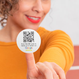 Googleレビュー用QRコード ラウンドシール