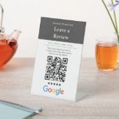 Googleレビュー誘導QRコードサイン | 歯科医院向け 台座サイン (インサイチュ)