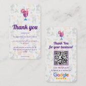 Googleレビュー |カクテルビジネスレビュー 名刺 (正面/裏面)