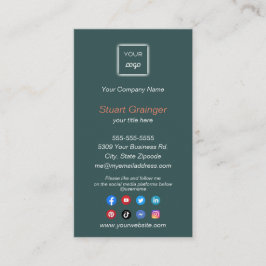 Googleレビュー – ソーシャルメディアを使用した名刺 名刺