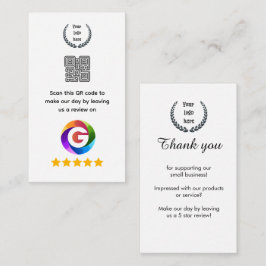 Googleレビュー テーブルサイン | QRコードスタンド エンクロージャーカード