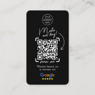 Googleレビュー ビジネスのレビュー QRコードバス 名刺