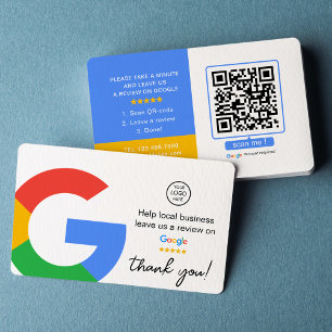 Googleレビュー  ビジネスのレビュー   QRコード 名刺