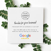 Googleレビュー |ビジネスレビューリンクQRコード スクエア名刺